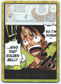 DON!! Card (Luffy) (Gold) DON!! Adventure on Kami's Island NM