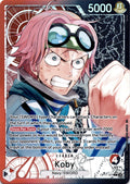 Koby (001) (Alternate Art) L A Fist of Divine Speed OP11-001 NM