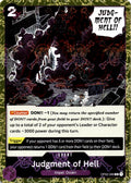 Judgment of Hell (Jolly Roger Foil) R Premium Booster -The Best- OP02-089 NM