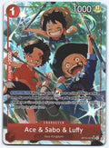 Ace & Sabo & Luffy (Alternate Art) SR Carrying On His Will OP13-007 NM