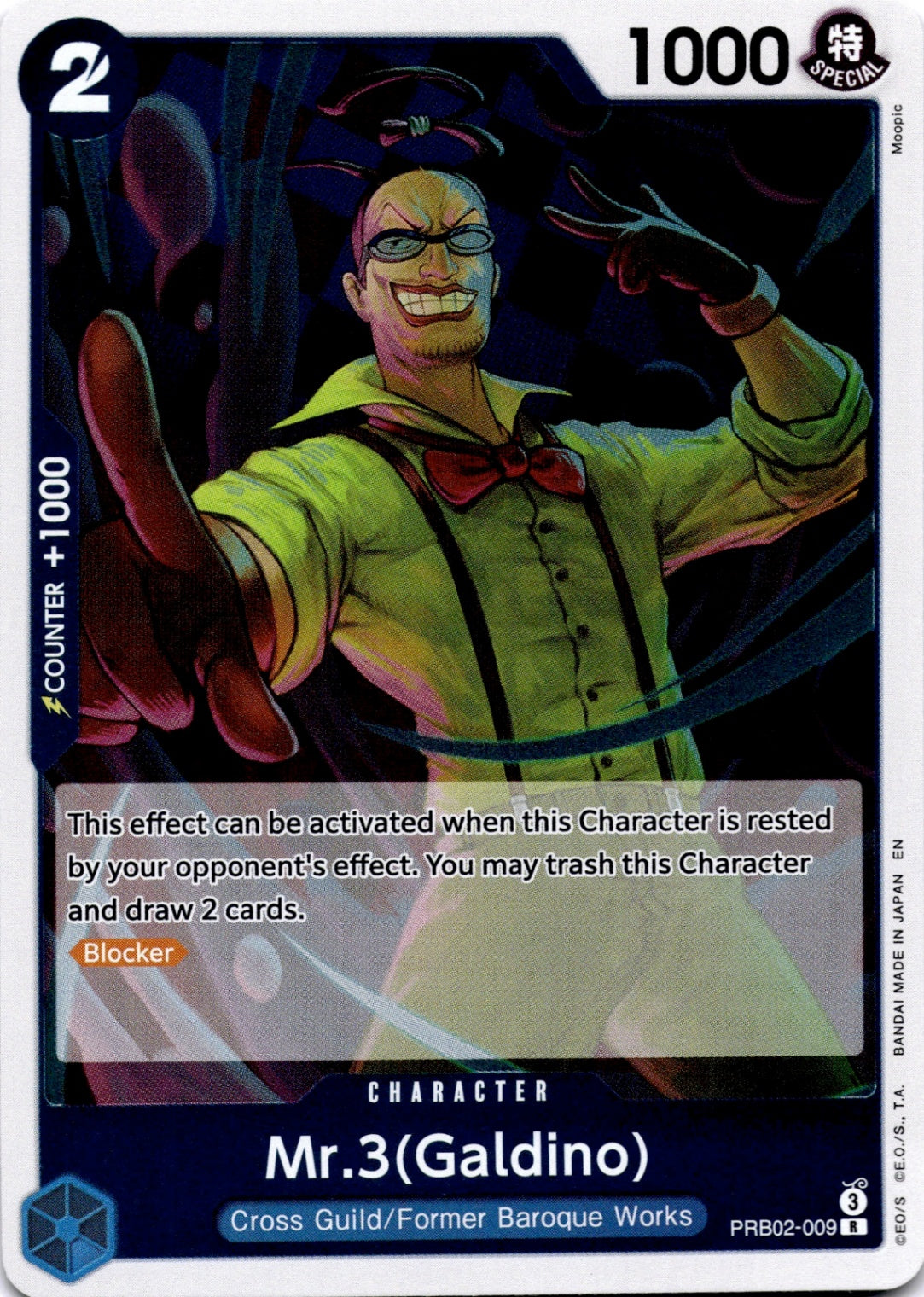 Mr.3(Galdino) - R Premium Booster -The Best- Vol. 2 PRB02-009 NM