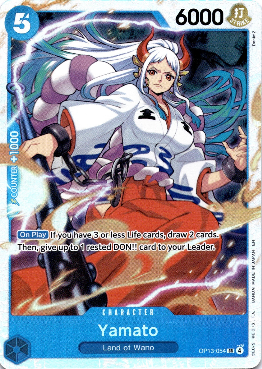 Yamato SR Carrying On His Will OP13-054 NM