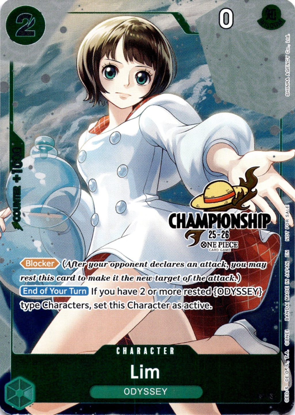 Lim (CS 25-26 Event Pack) PR One Piece Promotion Cards P-079 NM