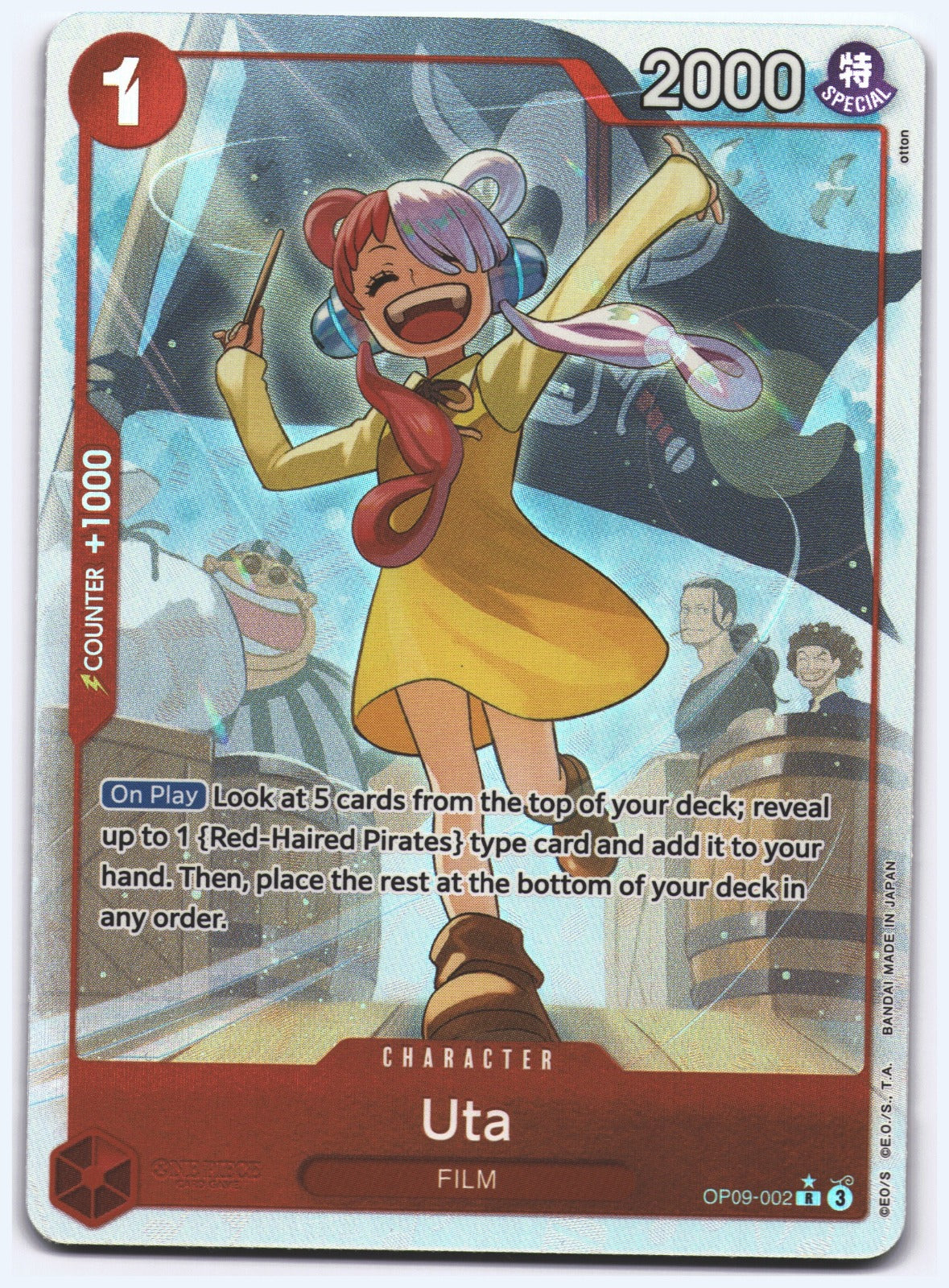 Uta (Parallel) R Emperors in the New World OP09-002 NM