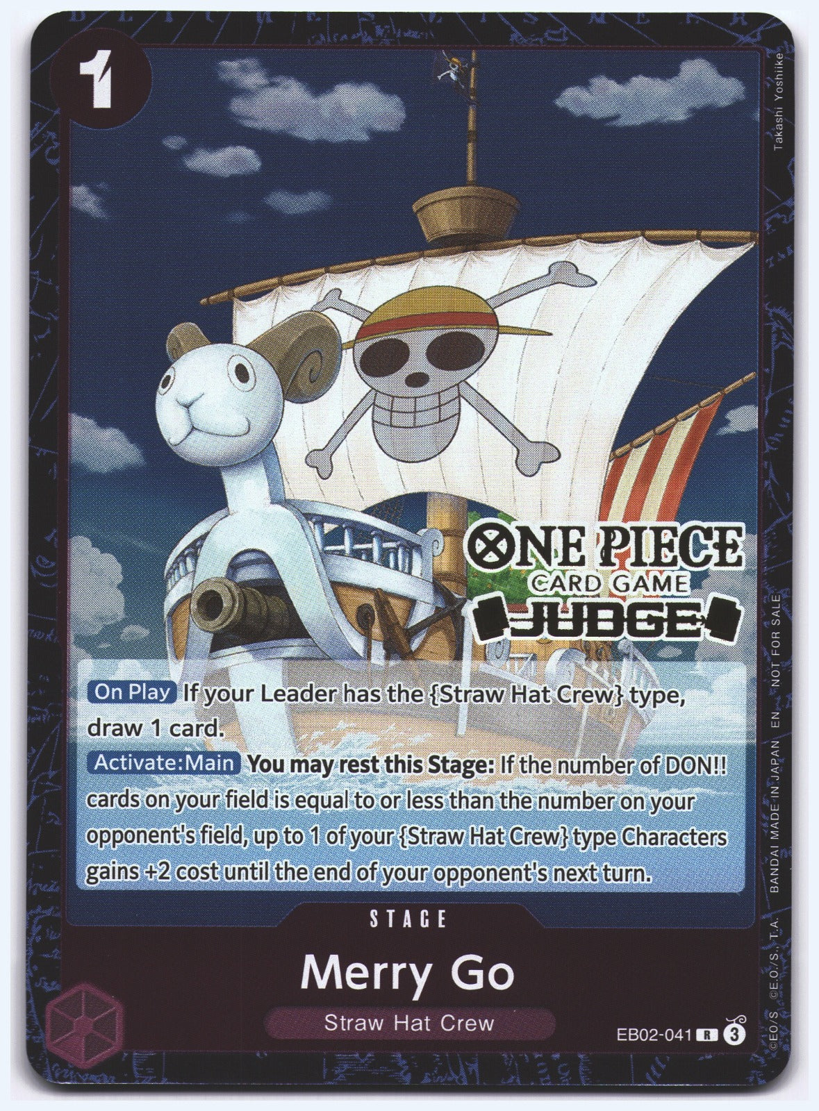 Merry Go (Judge Pack Vol. 7) R One Piece Promotion Cards EB02-041 NM