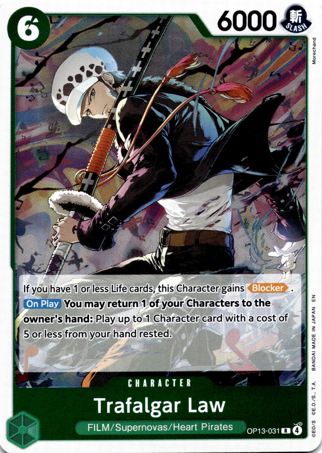 Trafalgar Law R Carrying On His Will OP13-031 NM
