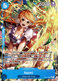 Nami (054) (Alternate Art) SR A Fist of Divine Speed OP11-054 NM