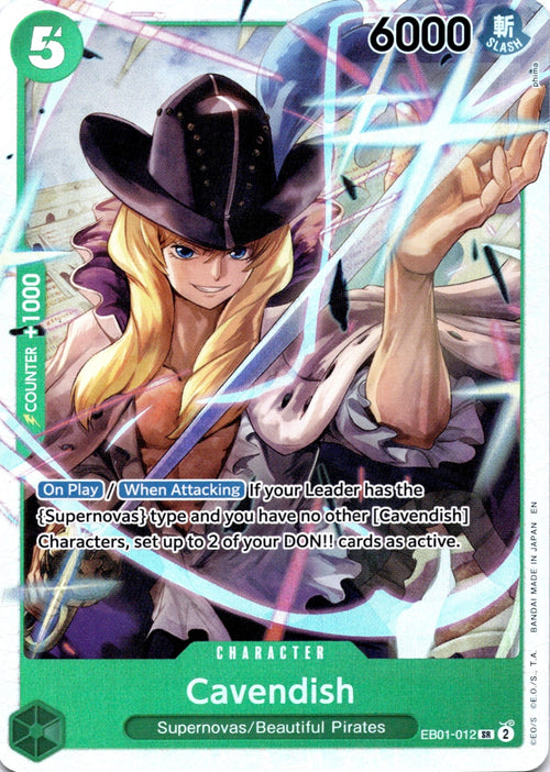 Cavendish (Zoro Deck) SR Learn Together Deck Set EB01-012 NM
