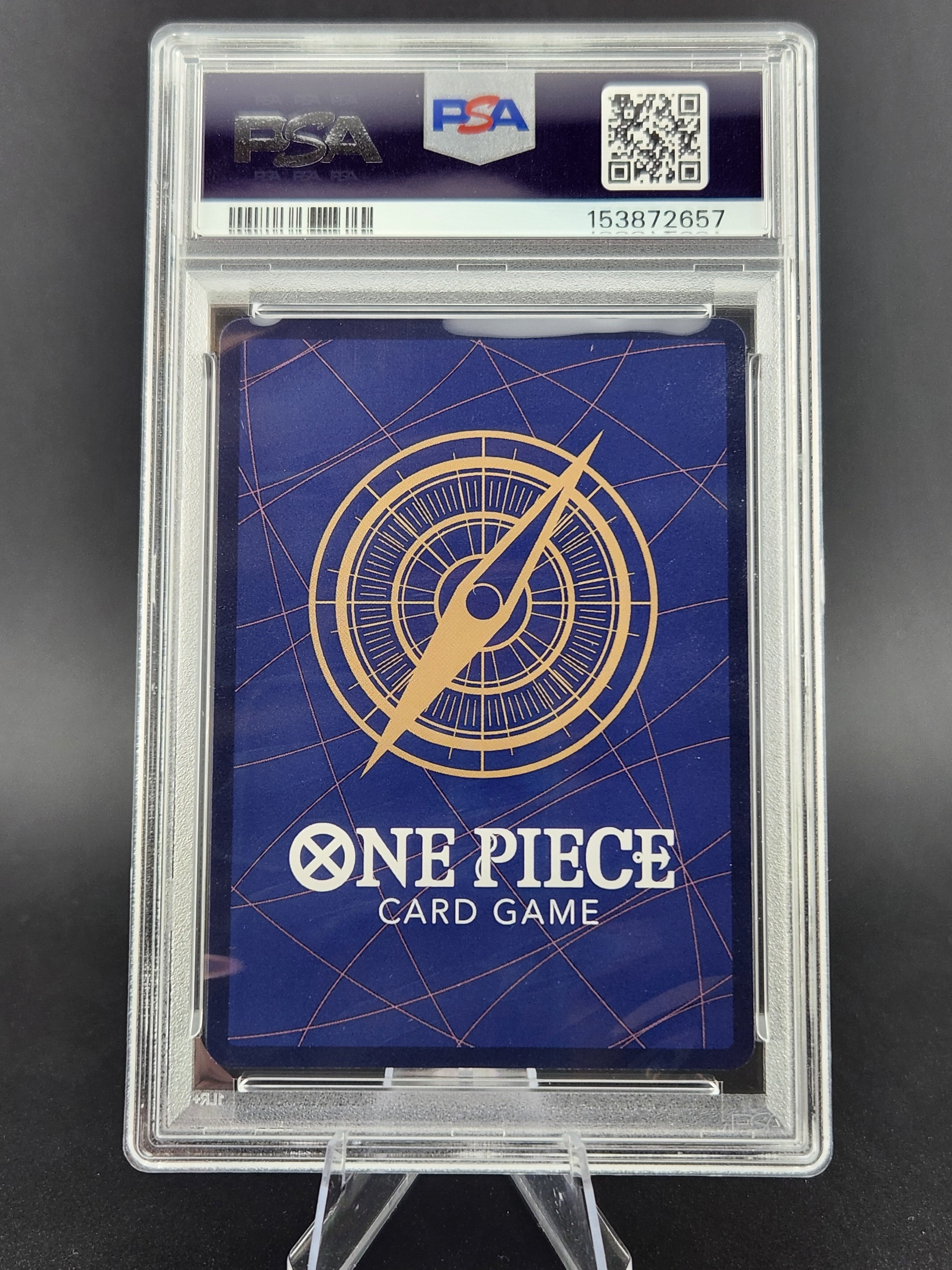 2025 One Piece Op12 Dead Man's Game #037 Alternate Art PSA 10