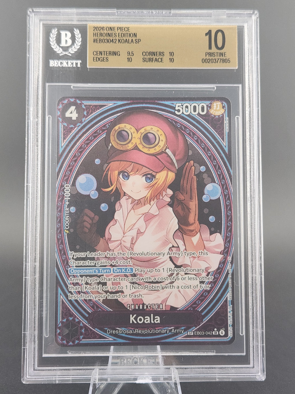 2026 One Piece Heroines Edition Koala SP EB03-042 BGS 10