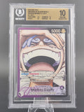 2024 One Piece Monkey D. Luffy 2024 OP09-061 Alt Art Leader BGS Pristine 10
