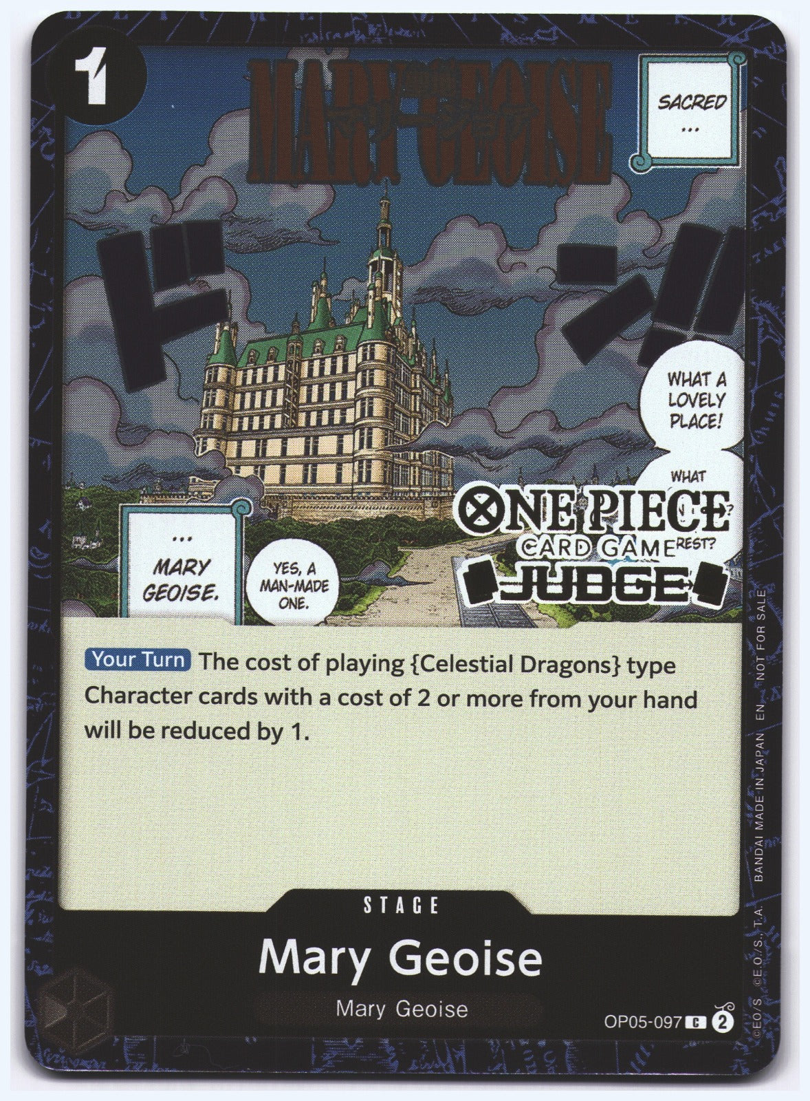 Mary Geoise (Judge Pack Vol. 7) C One Piece Promotion Cards OP05-097 NM