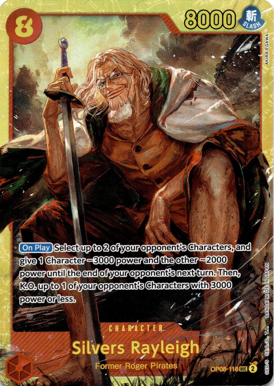 Silvers Rayleigh SEC Two Legends OP08-118 NM