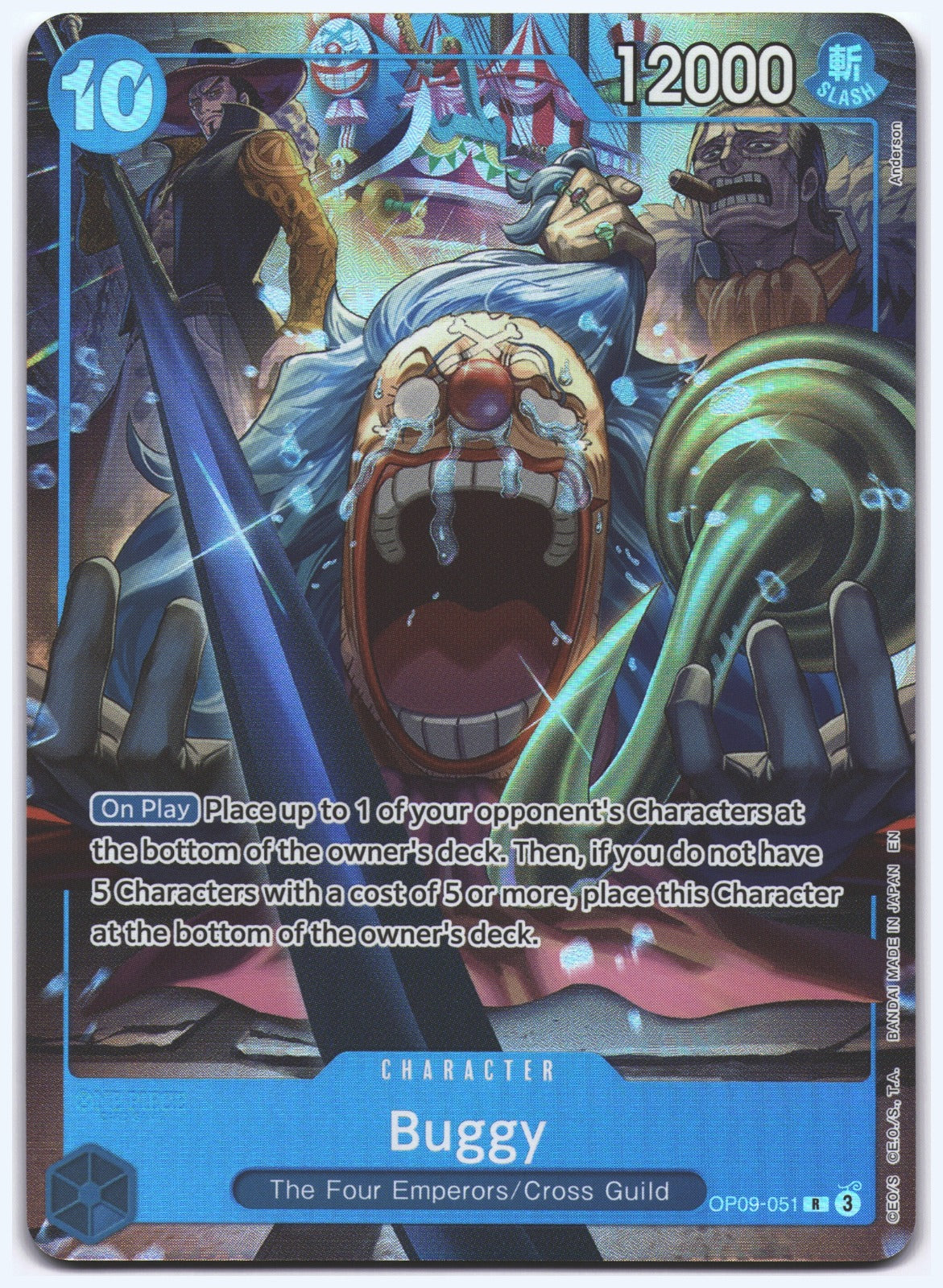 Buggy (051) (English Version 2nd Anniversary Set) R One Piece Promotion Cards OP09-051 NM