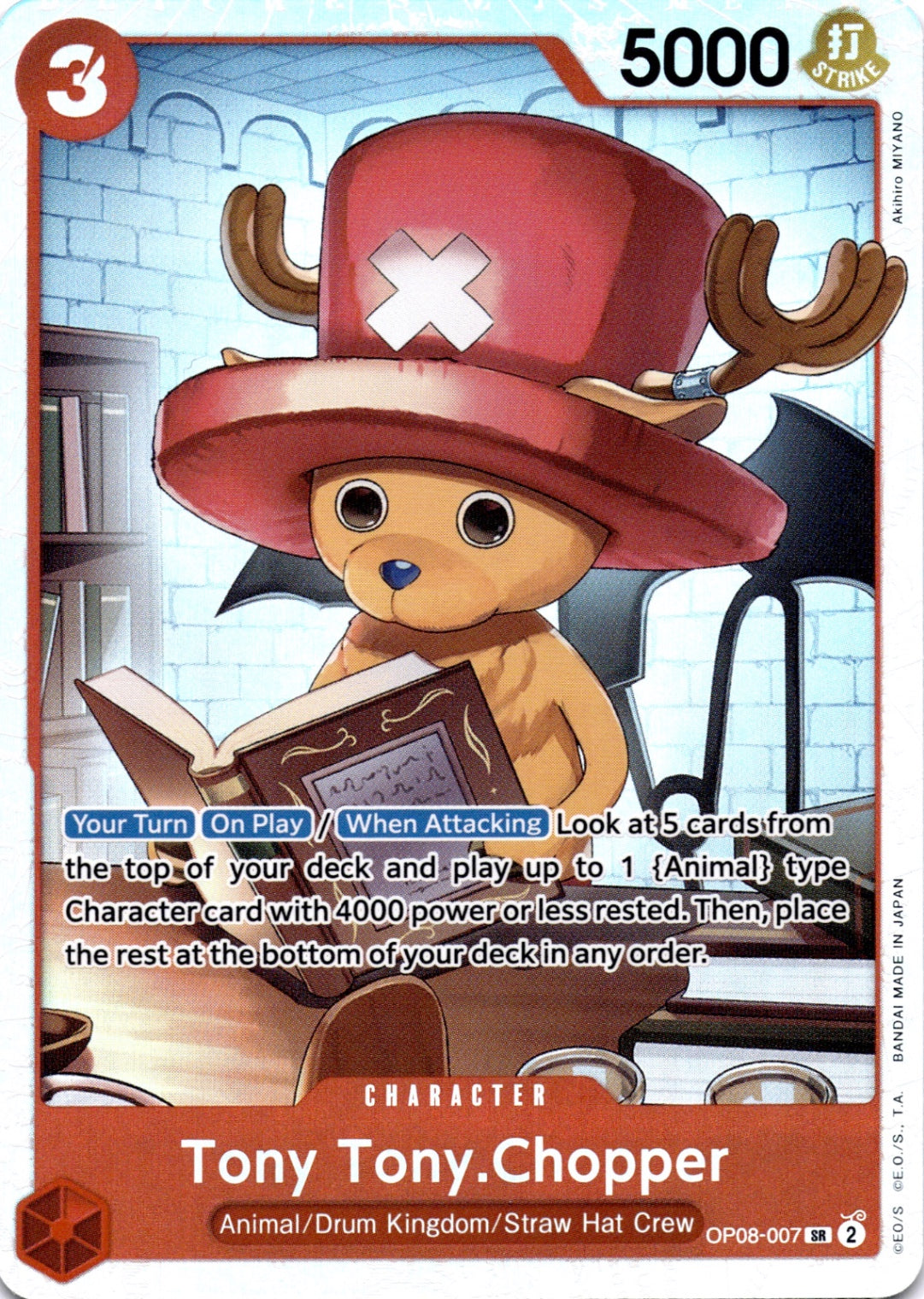 Tony Tony.Chopper (007) SR Two Legends OP08-007 NM