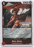 Belo Betty (Judge Pack Vol. 3) R One Piece Promotion Cards OP05-015 NM
