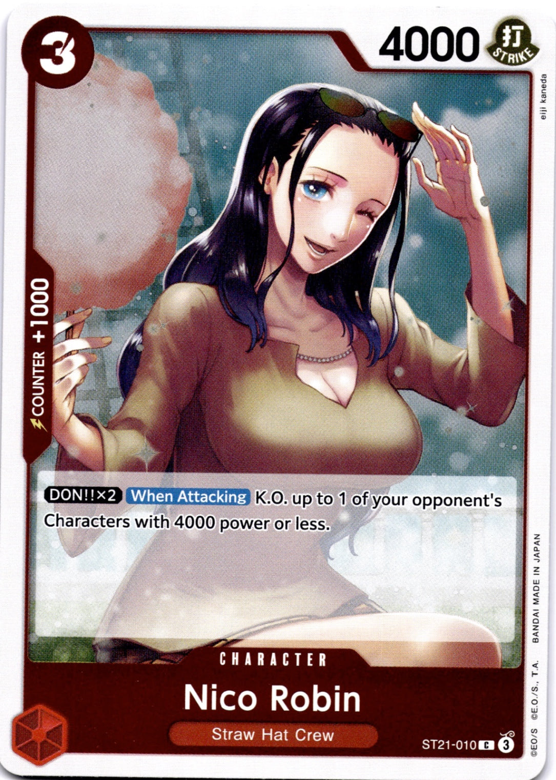 Nico Robin C Starter Deck EX: Gear 5 ST21-010 NM
