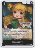 Mansherry (Judge Pack Vol. 4) R One Piece Promotion Cards OP05-088 NM