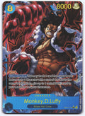 Monkey.D.Luffy (118) (Alternate Art) SEC A Fist of Divine Speed OP11-118 NM