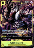 Gecko Moria -  (Alternate Art) SR The Azure Sea's Seven OP14-104 NM
