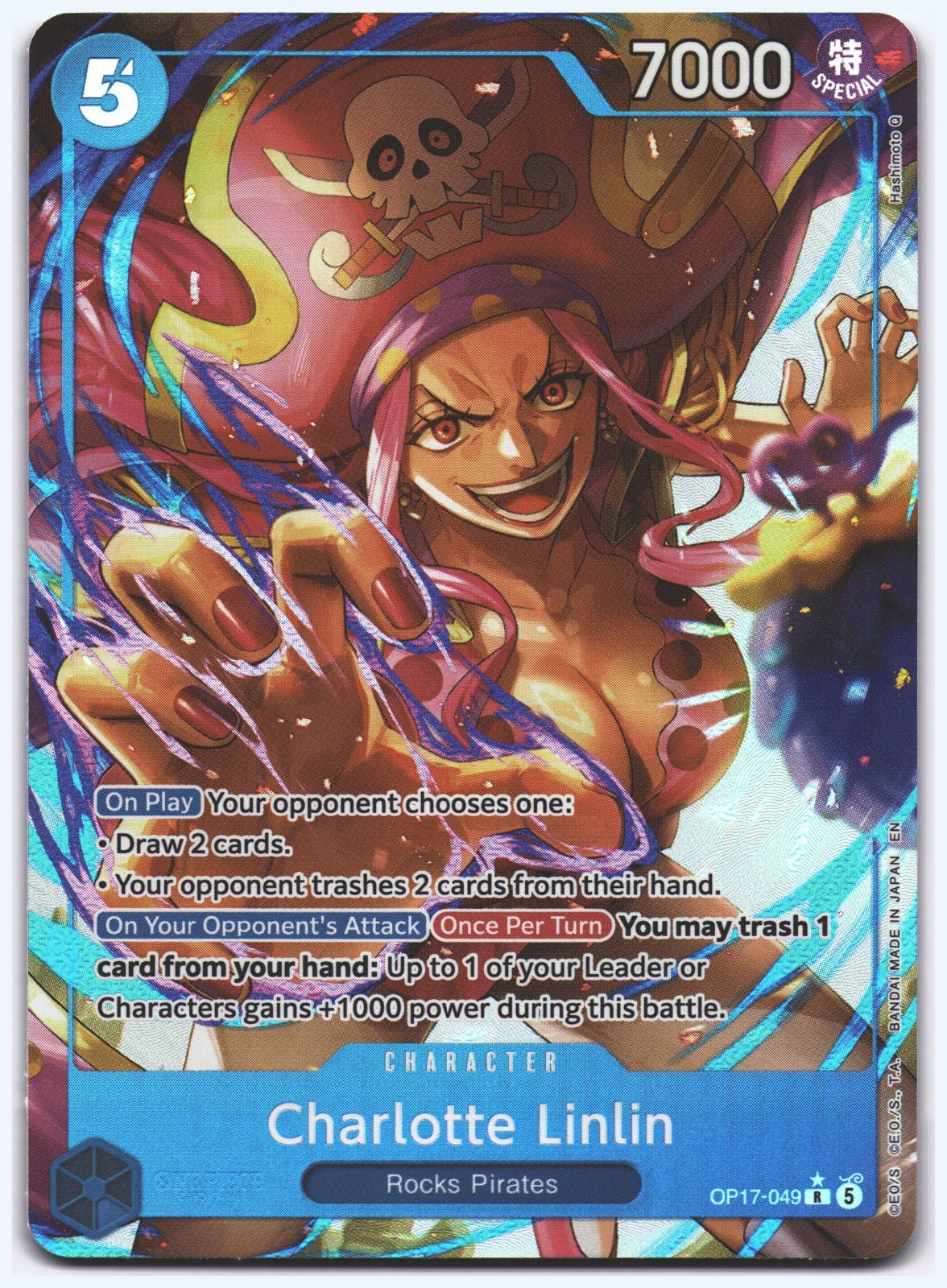 Charlotte Linlin (049) (Alternate Art) R The World's Strongest Warriors OP17-049 NM