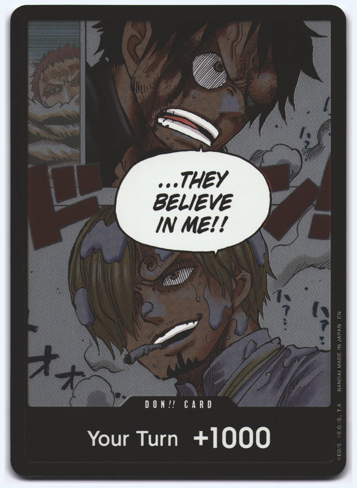 DON!! Card (Alternate Art) DON!! A Fist of Divine Speed NM