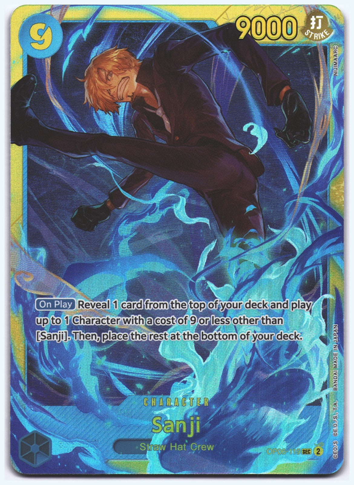 Sanji SEC Wings of the Captain OP06-119 NM