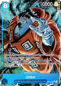 Jinbe - (Alternate Art) SR The Azure Sea's Seven OP14-049 NM