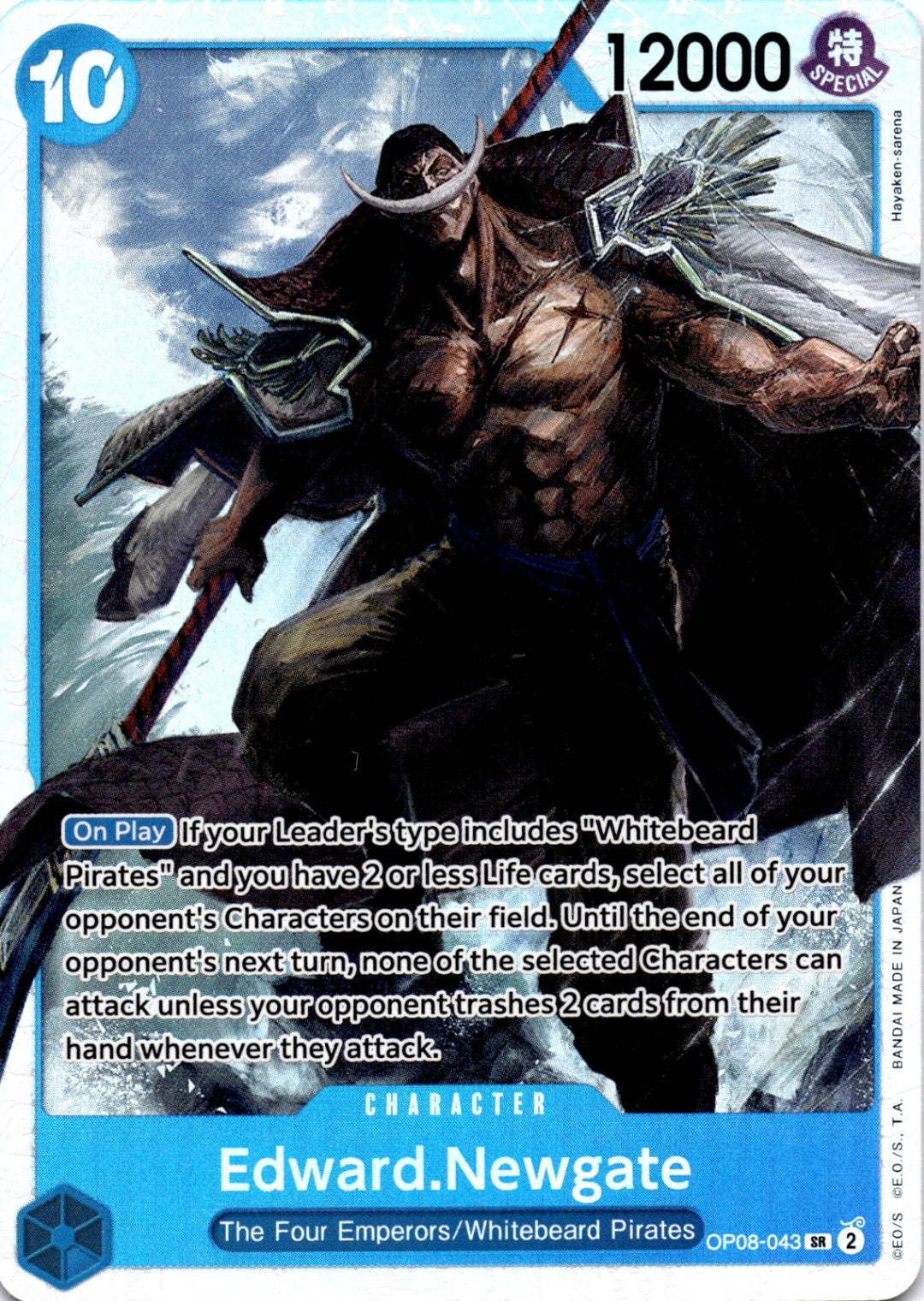 Edward.Newgate SR Two Legends OP08-043 NM