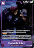 Rosinante & Law (Alternate Art) SR The Azure Sea's Seven EB04-038 NM