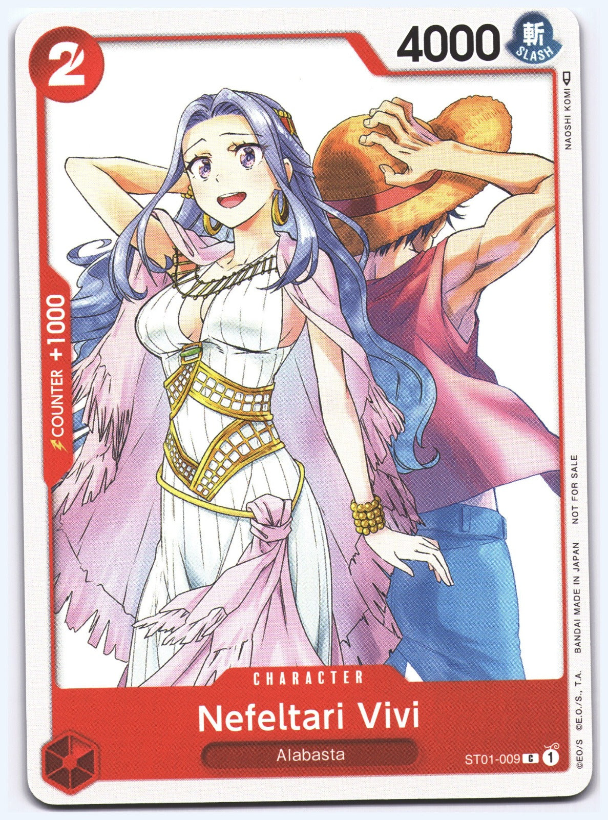 Nefeltari Vivi (OP-03 Pre-Release Tournament) [Participant] PR One Piece Promotion Cards ST01-009 NM