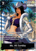 Ms. All Sunday (Alternate Art) SR The Azure Sea's Seven OP14-084 NM