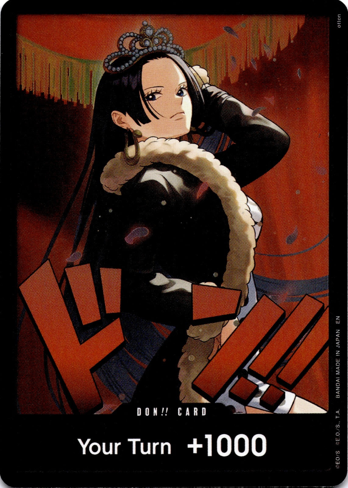 DON!! Card (Boa Hancock) DON!! Extra Booster: One Piece Heroines Edition NM