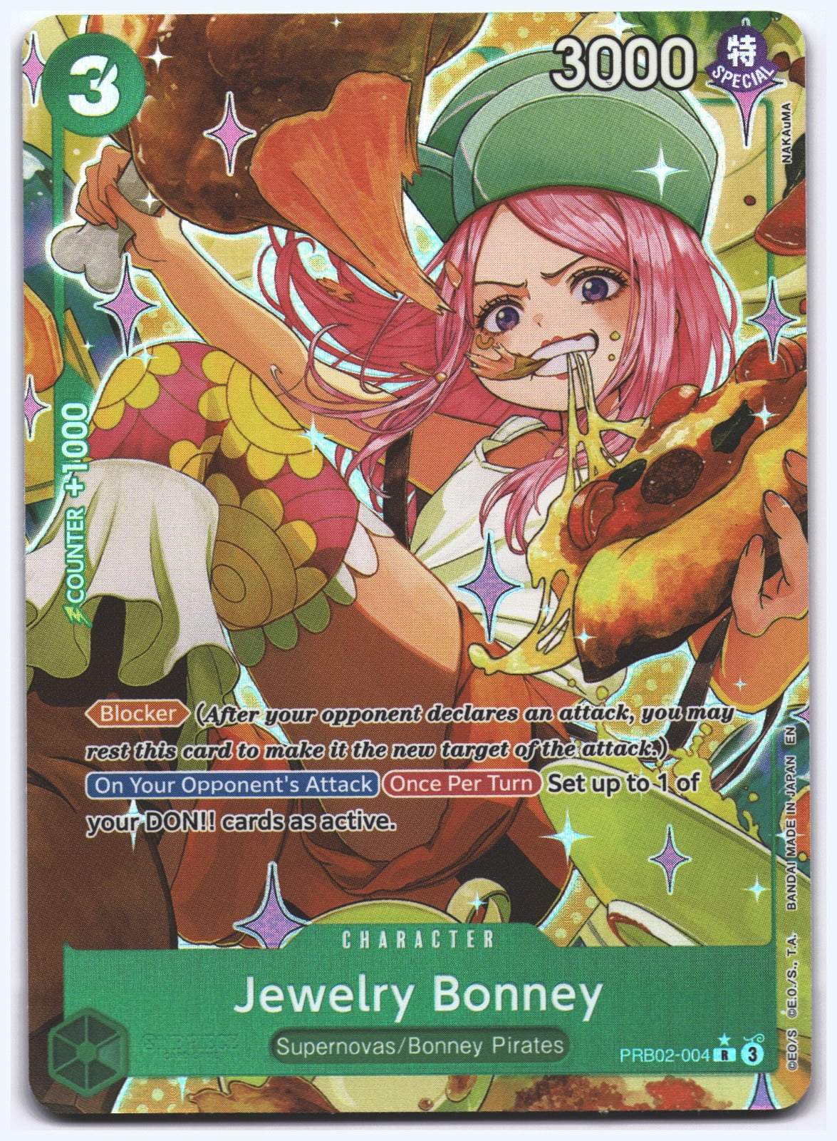 Jewelry Bonney - (Alternate Art) R Premium Booster -The Best- Vol. 2 PRB02-004 NM