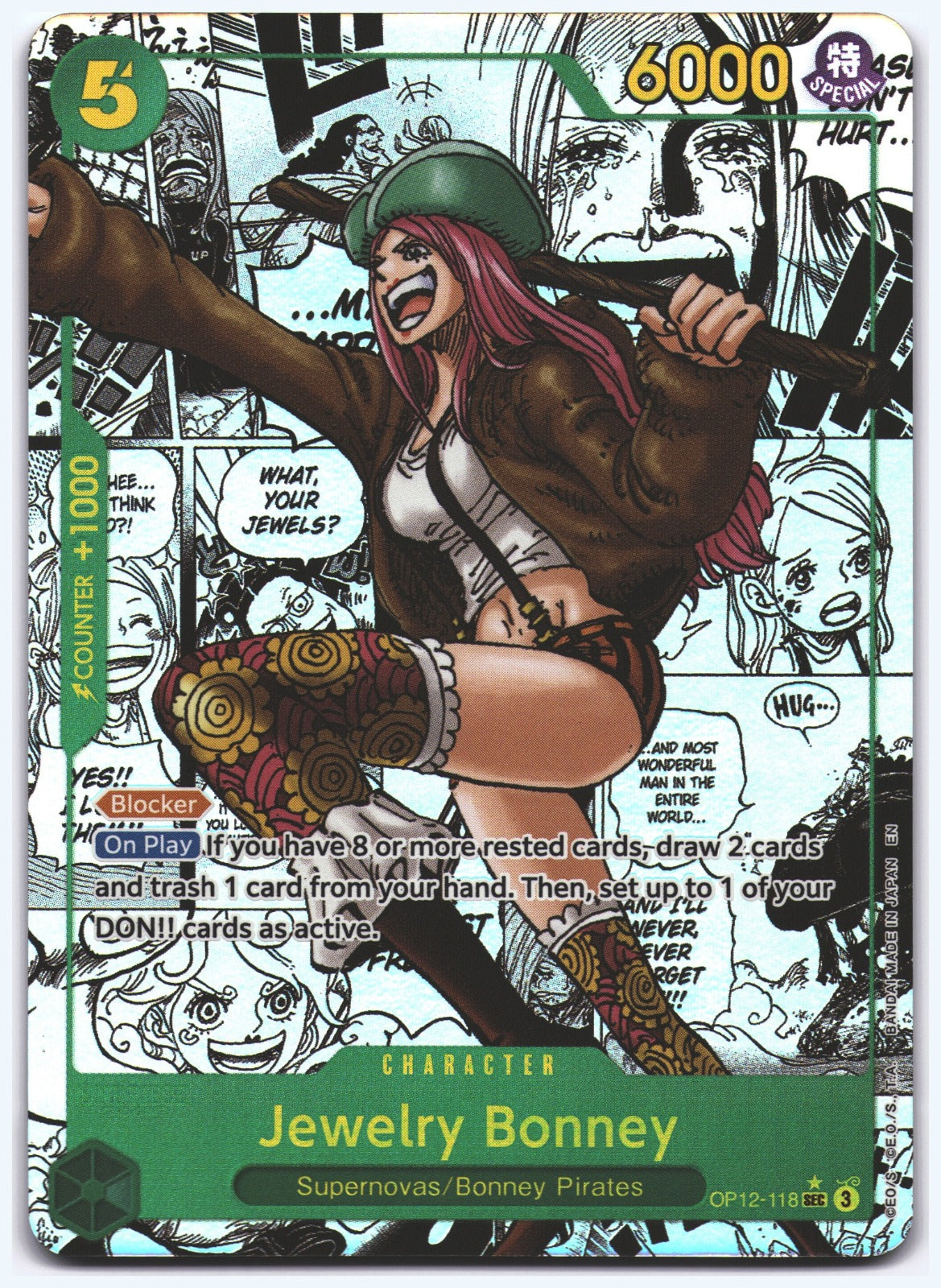 Jewelry Bonney (118) (Manga) SEC Legacy of the Master OP12-118 NM