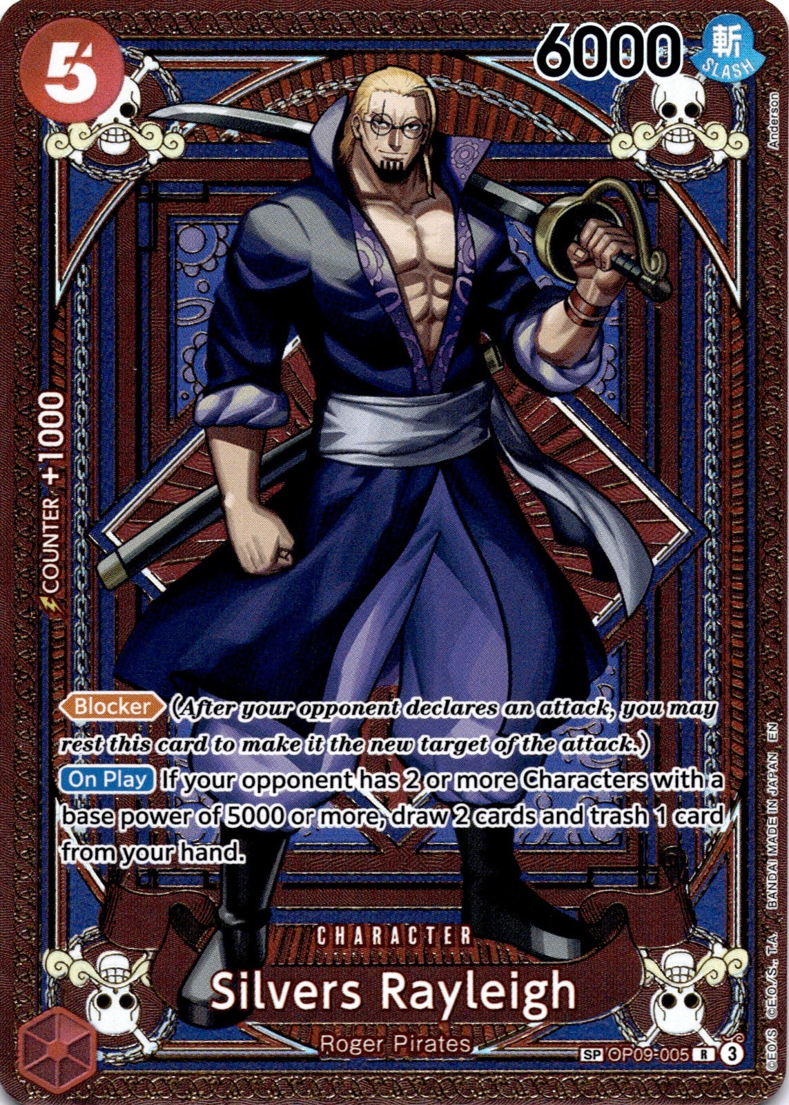 Silvers Rayleigh (SP) R A Fist of Divine Speed OP09-005 NM