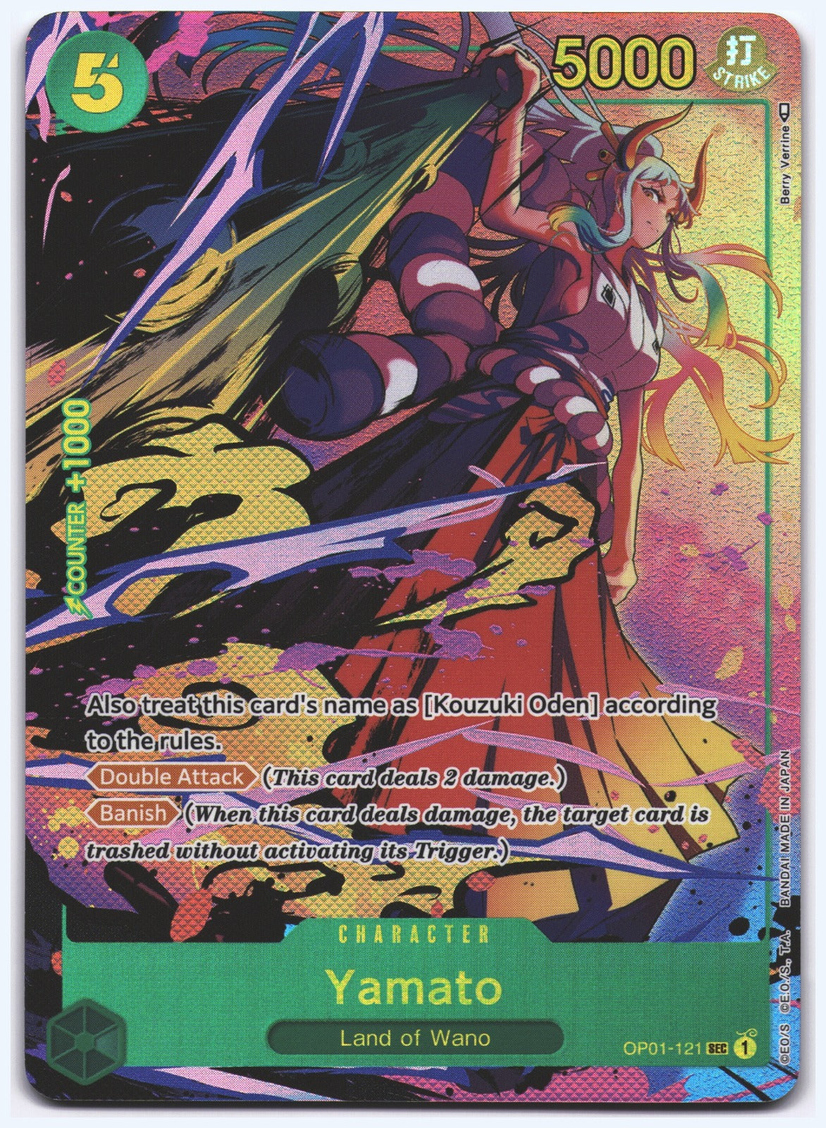 Yamato (Parallel) SEC Romance Dawn OP01-121 NM