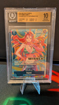 Nami (Heroines Battle Winner Pack) PR One Piece Promotion Cards P-112 BGS 10