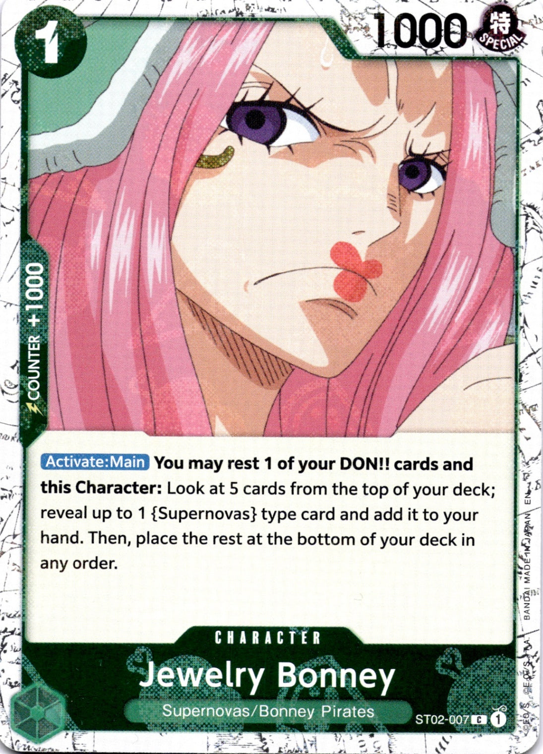 Jewelry Bonney C Revision Pack Cards ST02-007 NM