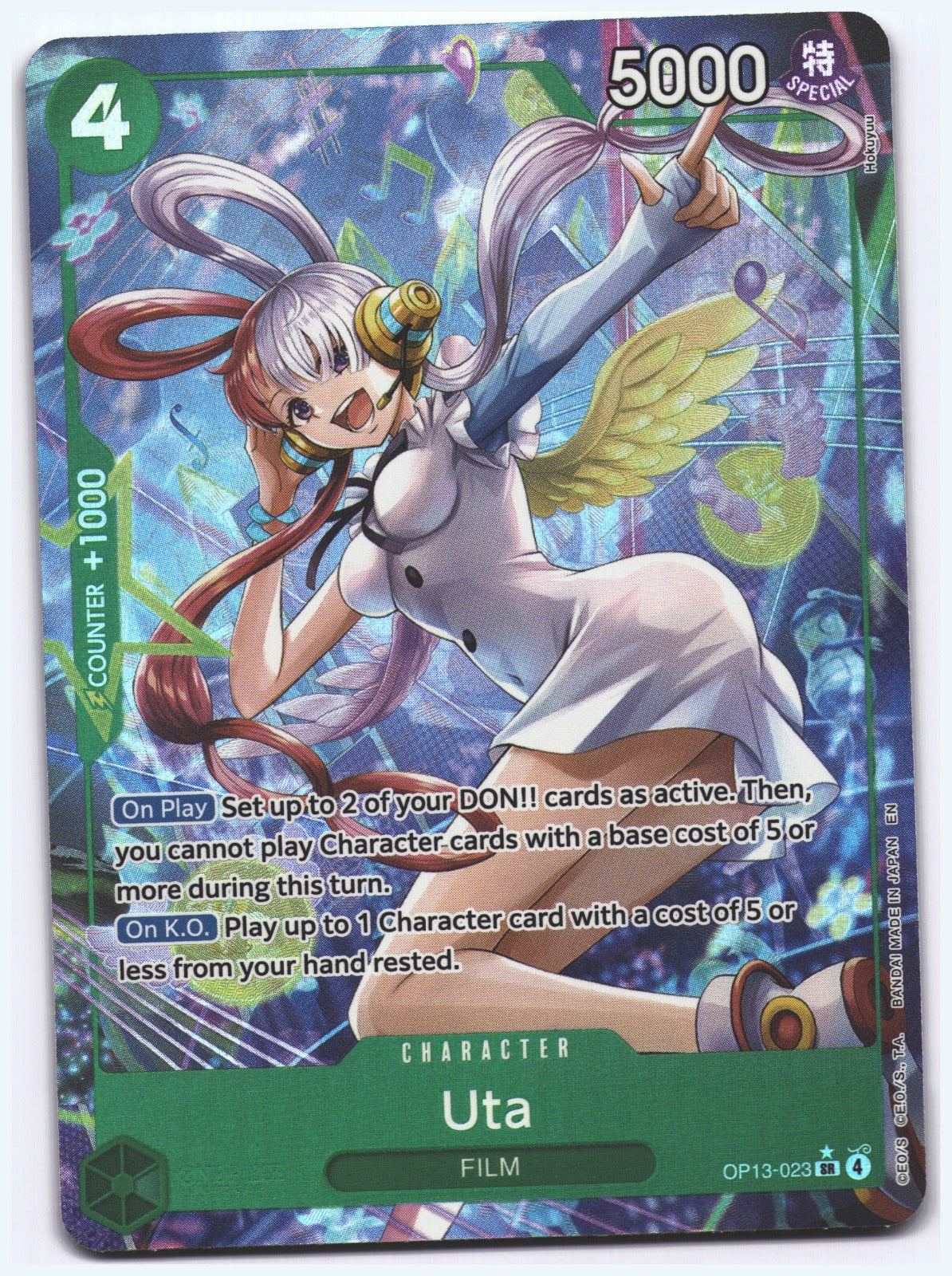 Uta (Alternate Art) SR Carrying On His Will OP13-023 NM