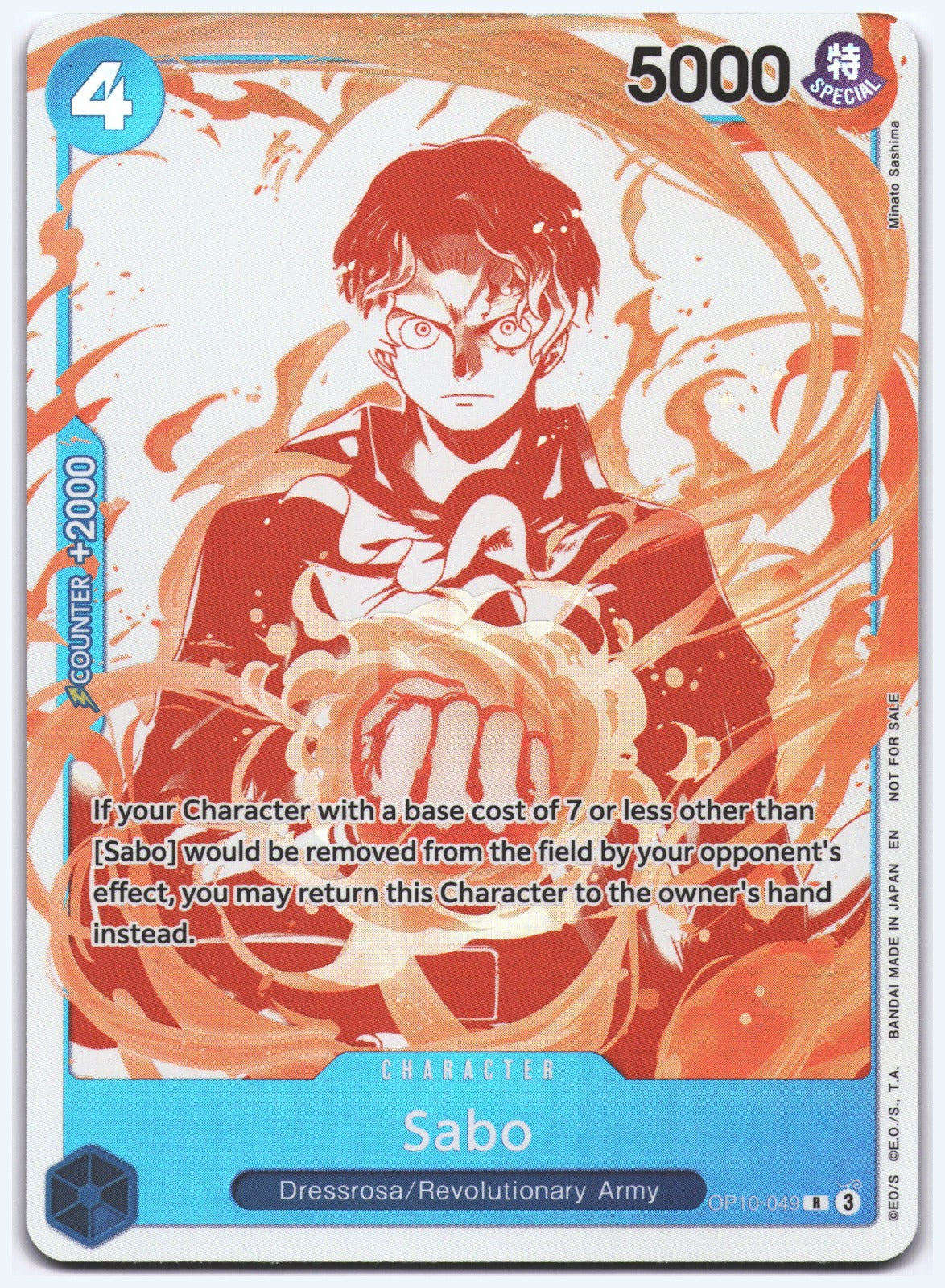 Sabo - (3rd Anniversary Treasure Campaign Pack) R One Piece Promotion Cards OP10-049 NM