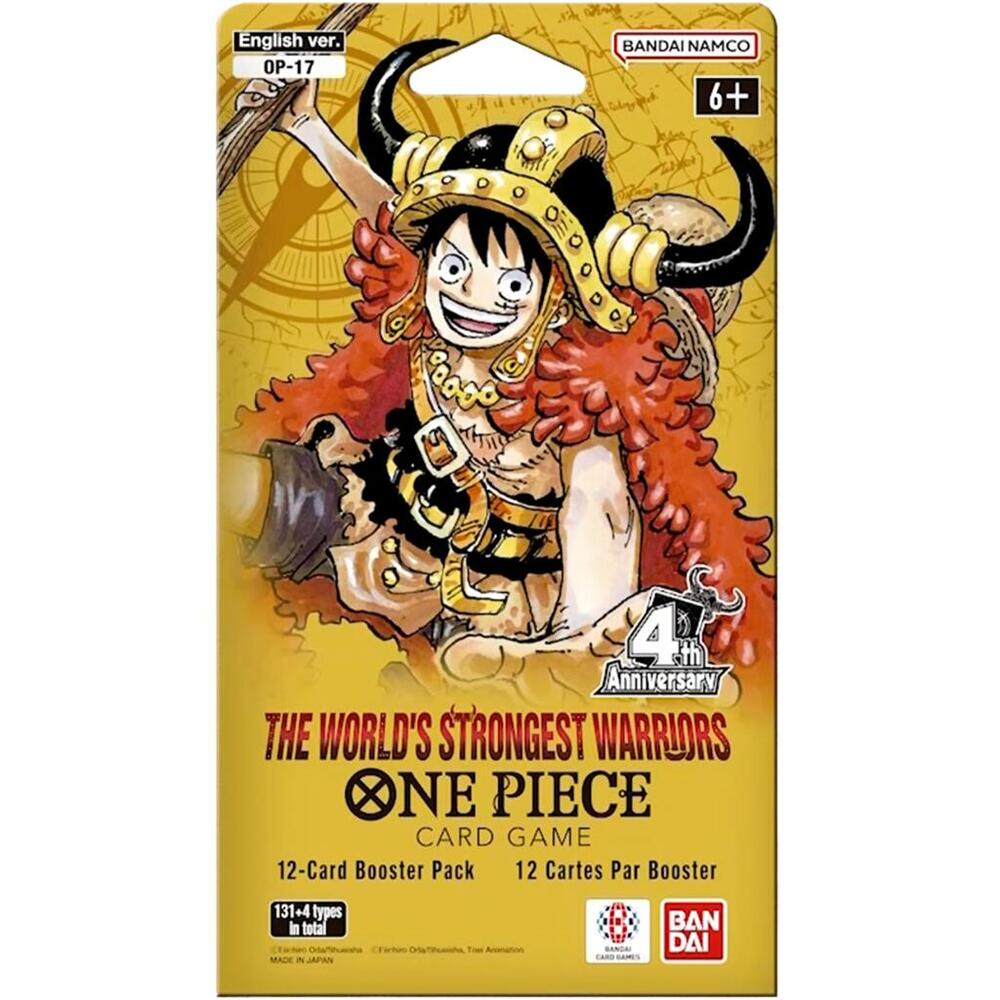 The World's Strongest Warriors Sleeved Booster Pack (OP17)
