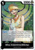 Miss.Valentine(Mikita) (Dash Pack) R The Azure Sea's Seven OP14-087 NM