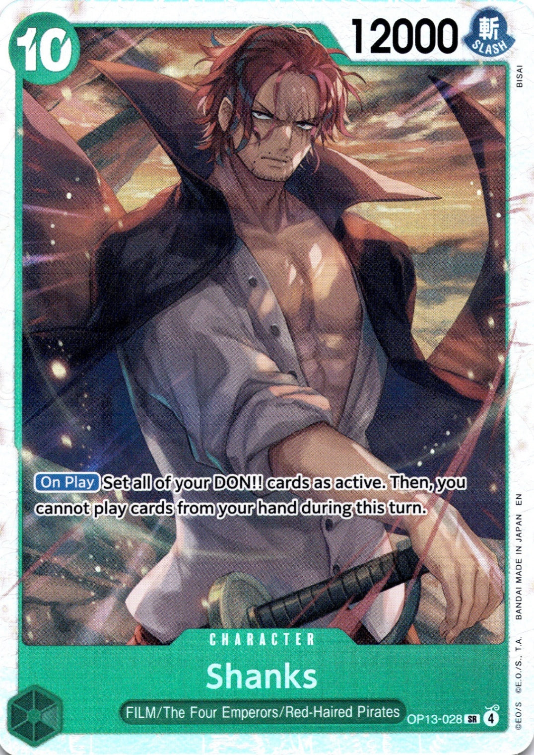 Shanks (028) SR Carrying On His Will OP13-028 NM