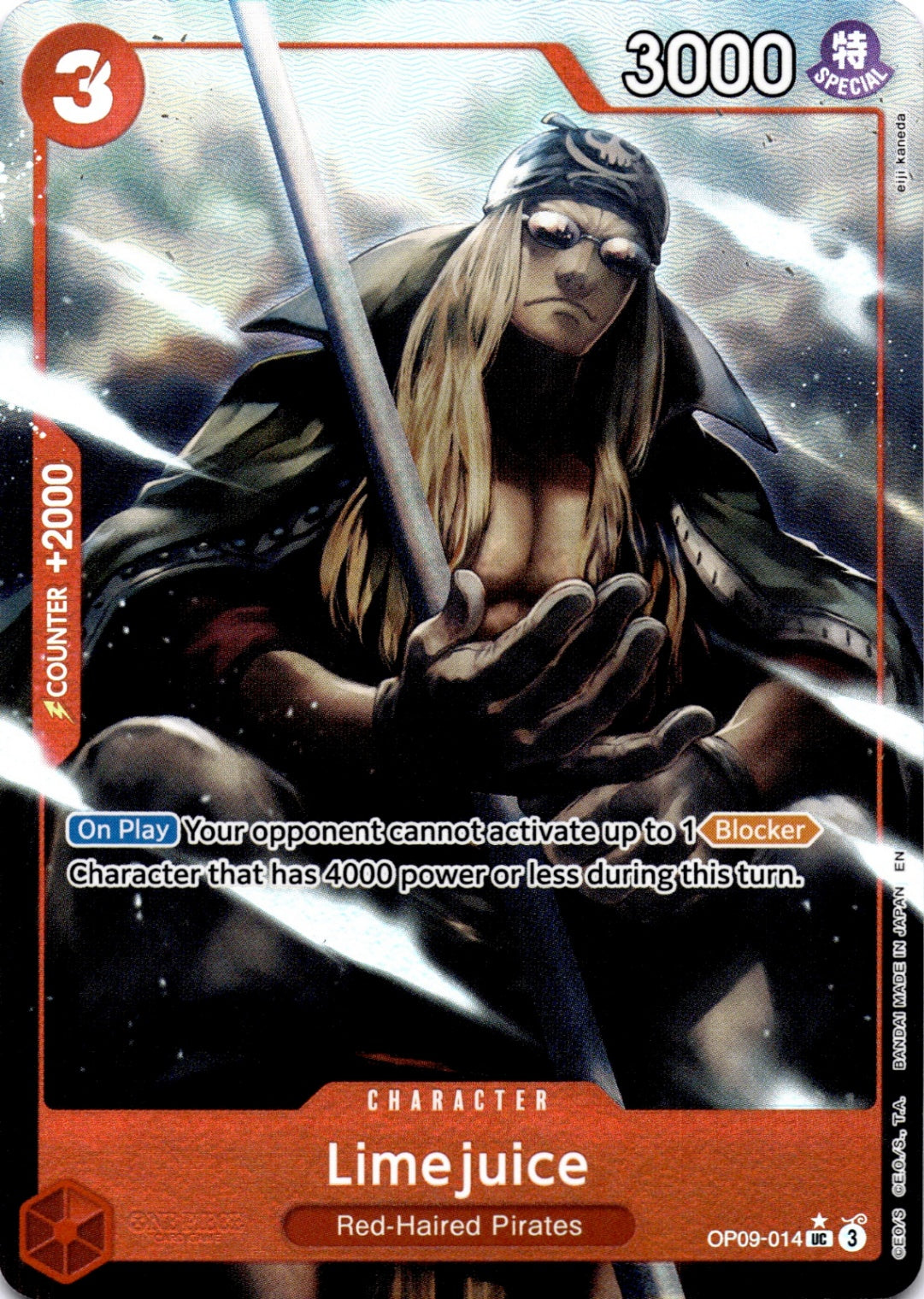 Limejuice (Alternate Art) UC Premium Booster -The Best- Vol. 2 OP09-014 NM