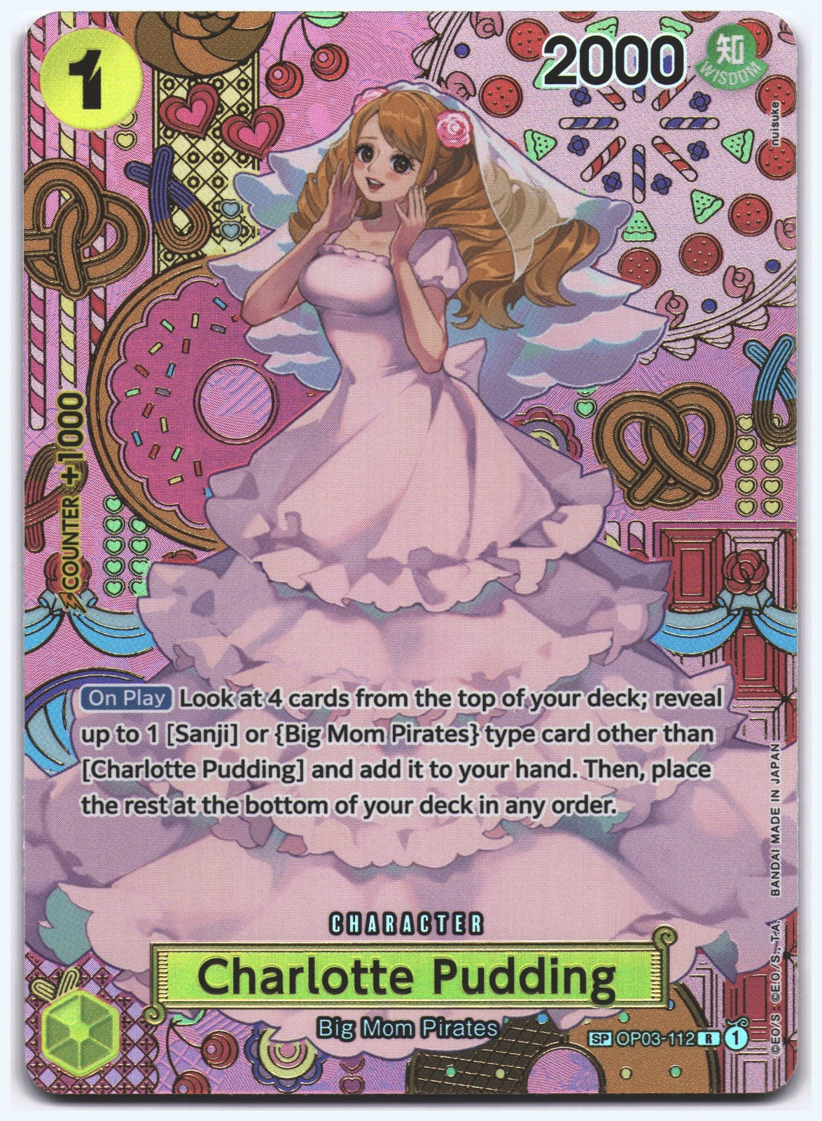 Charlotte Pudding (SP) R Two Legends OP03-112 NM