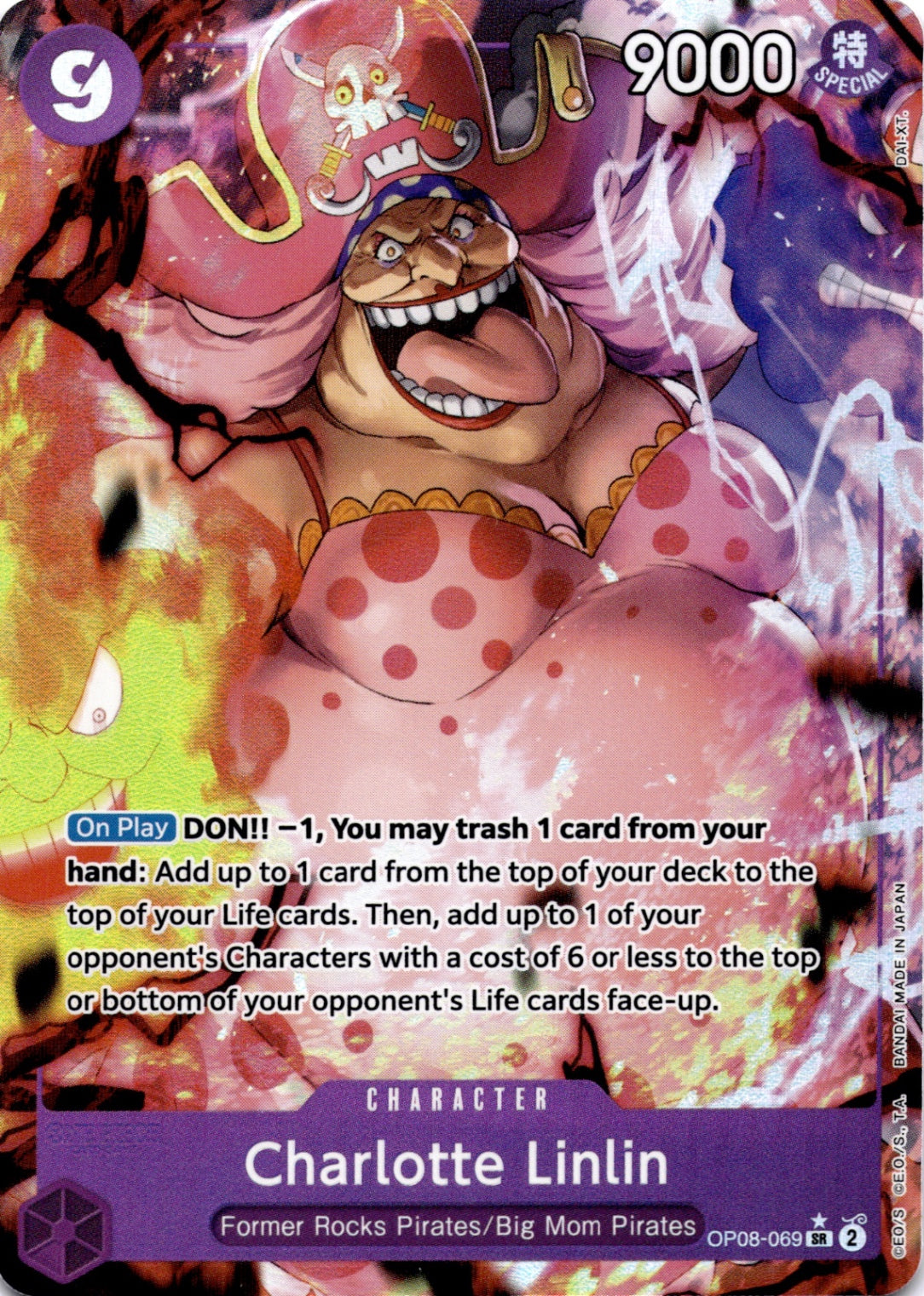 Charlotte Linlin (Parallel) SR Two Legends OP08-069 NM