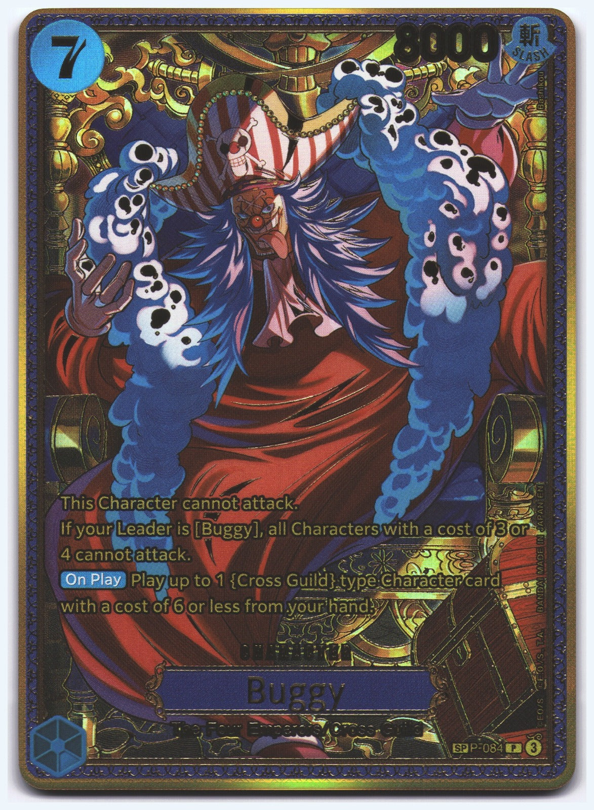 Buggy (SP) PR The World's Strongest Warriors P-084 NM