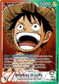 Monkey.D.Luffy (001) (Alternate Art) L Carrying On His Will OP13-001 NM