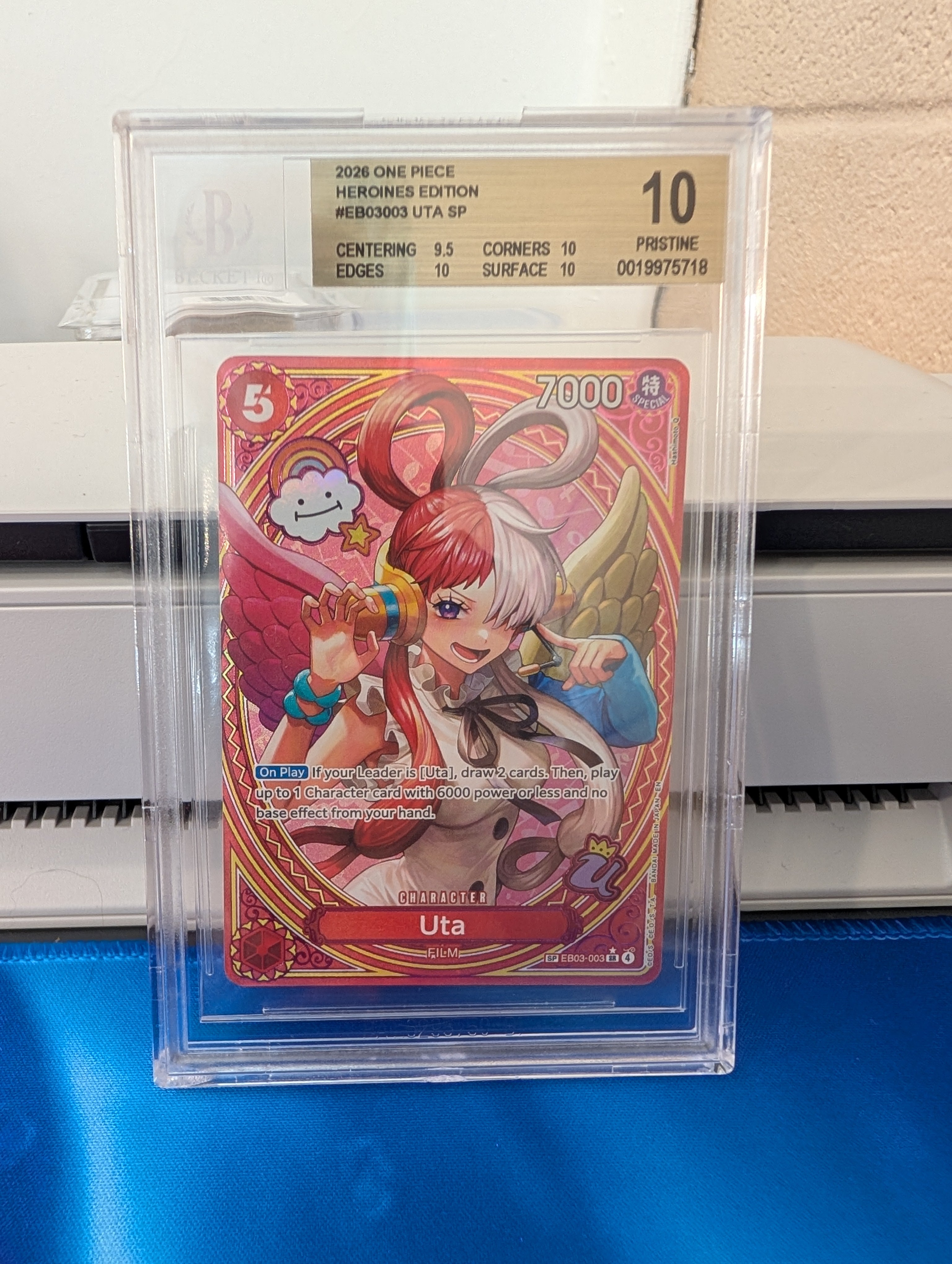Uta (SP) EB03-003 Extra Booster: One Piece Heroines Edition Foil BGS 10